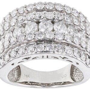 Designer Pave Classica 14K White Gold 1.99 CT Diamond Ring